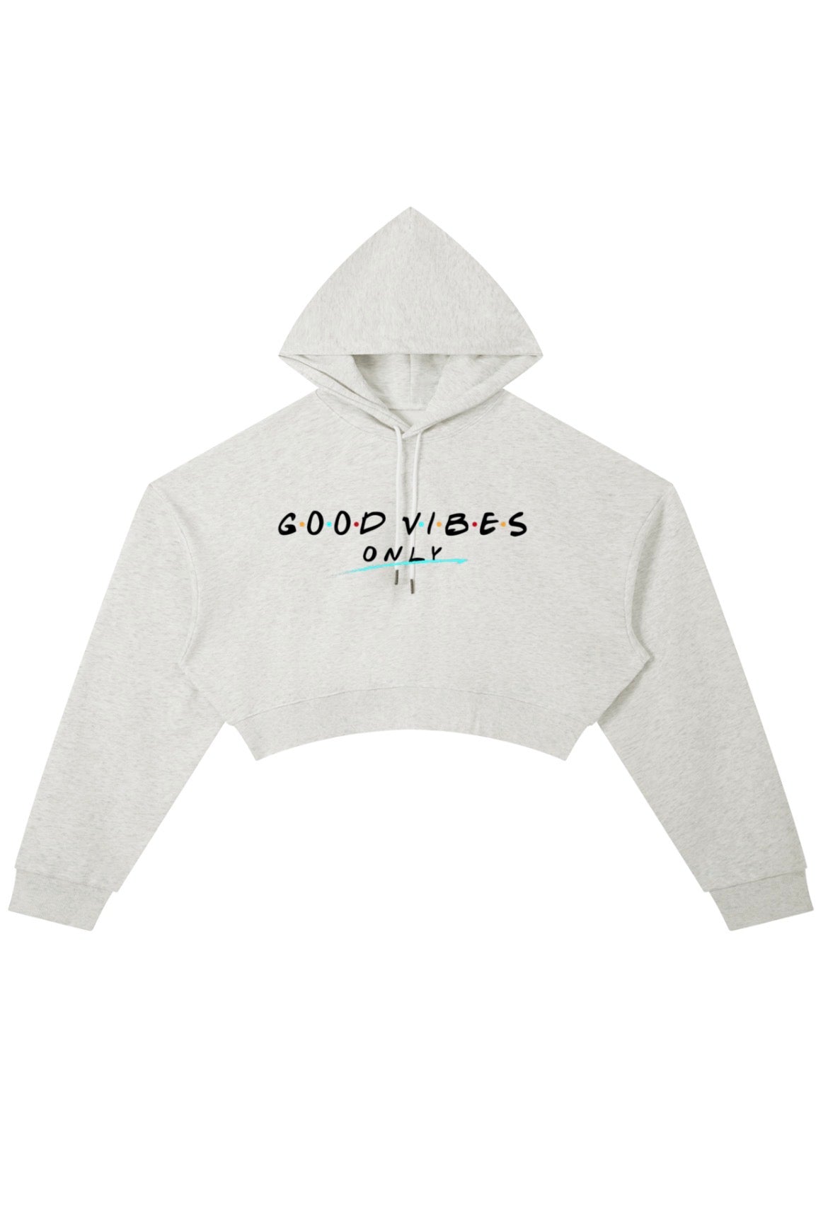 Woman’s Grey ‘Good Vibes Only’ Hoodie