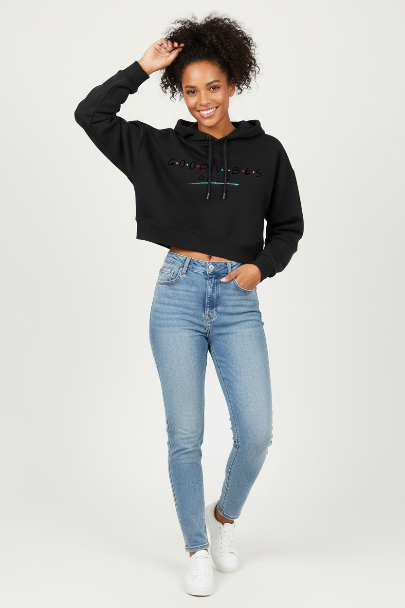 Woman’s ‘Good Vibes Only‘ hoodie