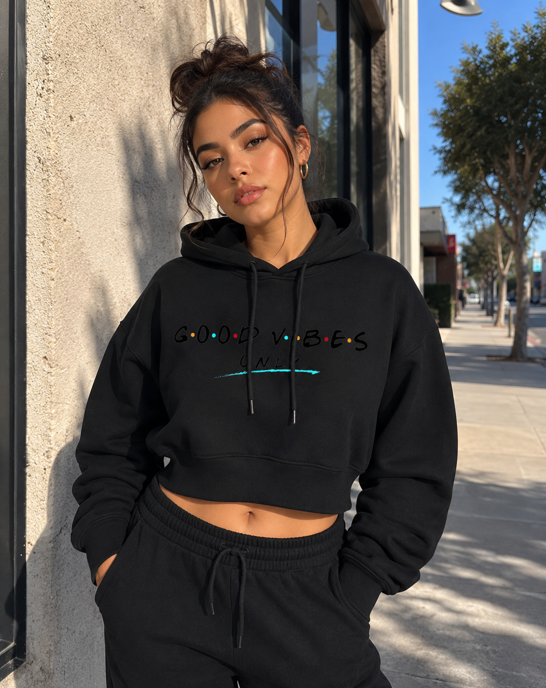 Woman’s ‘Good Vibes Only‘ hoodie