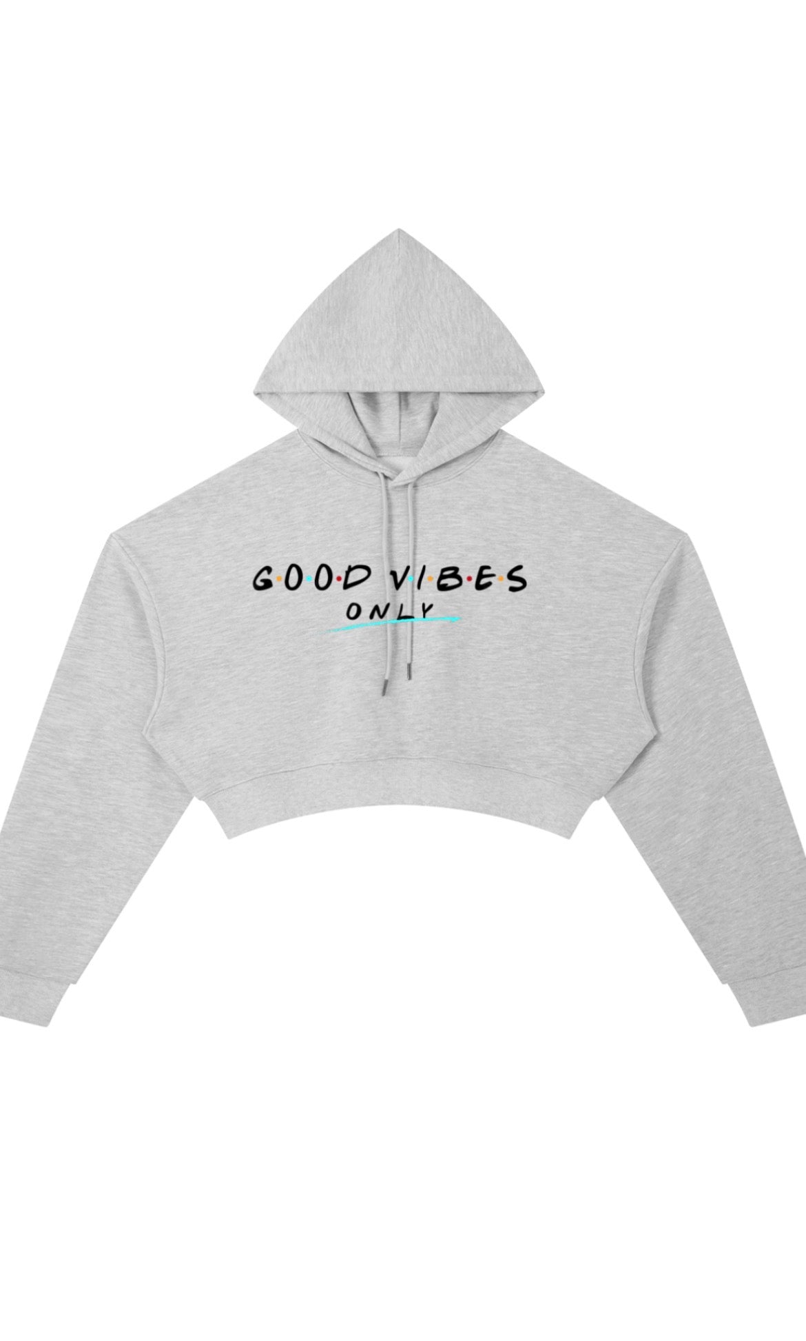 Woman’s Dark Grey ‘Good Vibes Only’ Hoodie